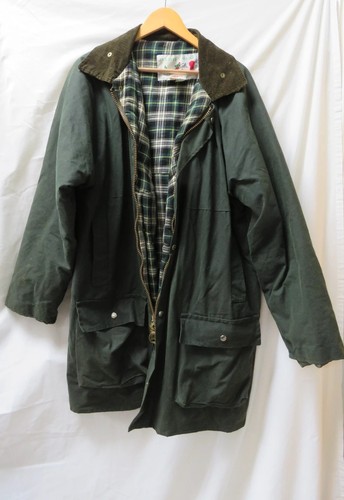 Country wear waxed coat - coat, size