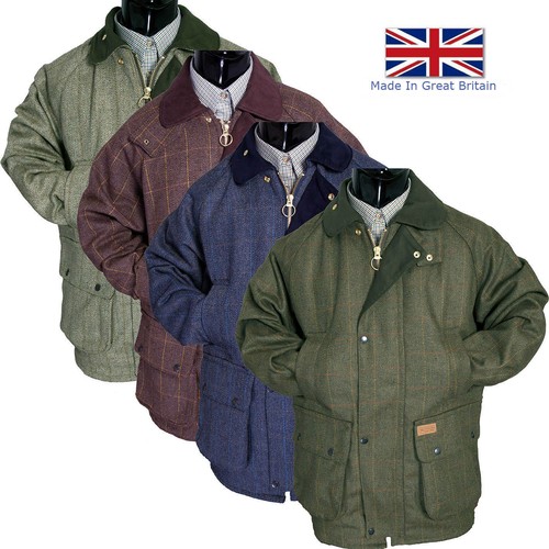 Men warm tweed padded - warm, country