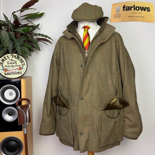 Farlows tweed field coat - tweed,