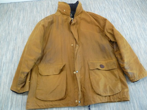 Oxford blue wax jacket - blue, men's